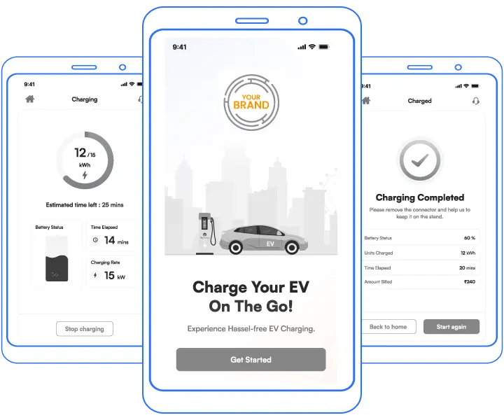 White-label Mobile Apps | YoCharge EV Charging Management System | EV-CMS | EV CMS