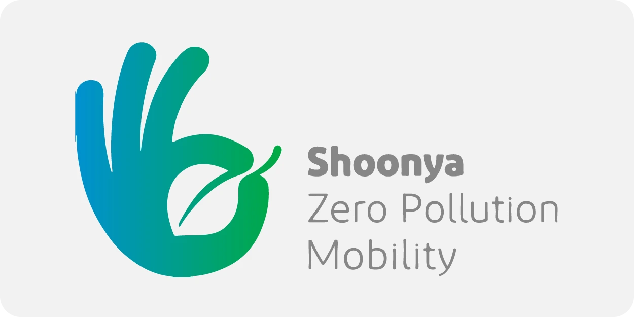 Shoonya zero-pollution mobility campaign logo