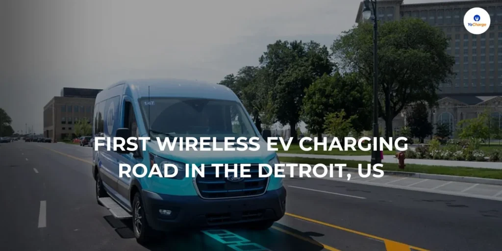 First Wireless EV Charging Road in the US, Detroit