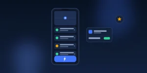 EV driver app UX best practices - mobile charging app interface with search, one-tap start and payment